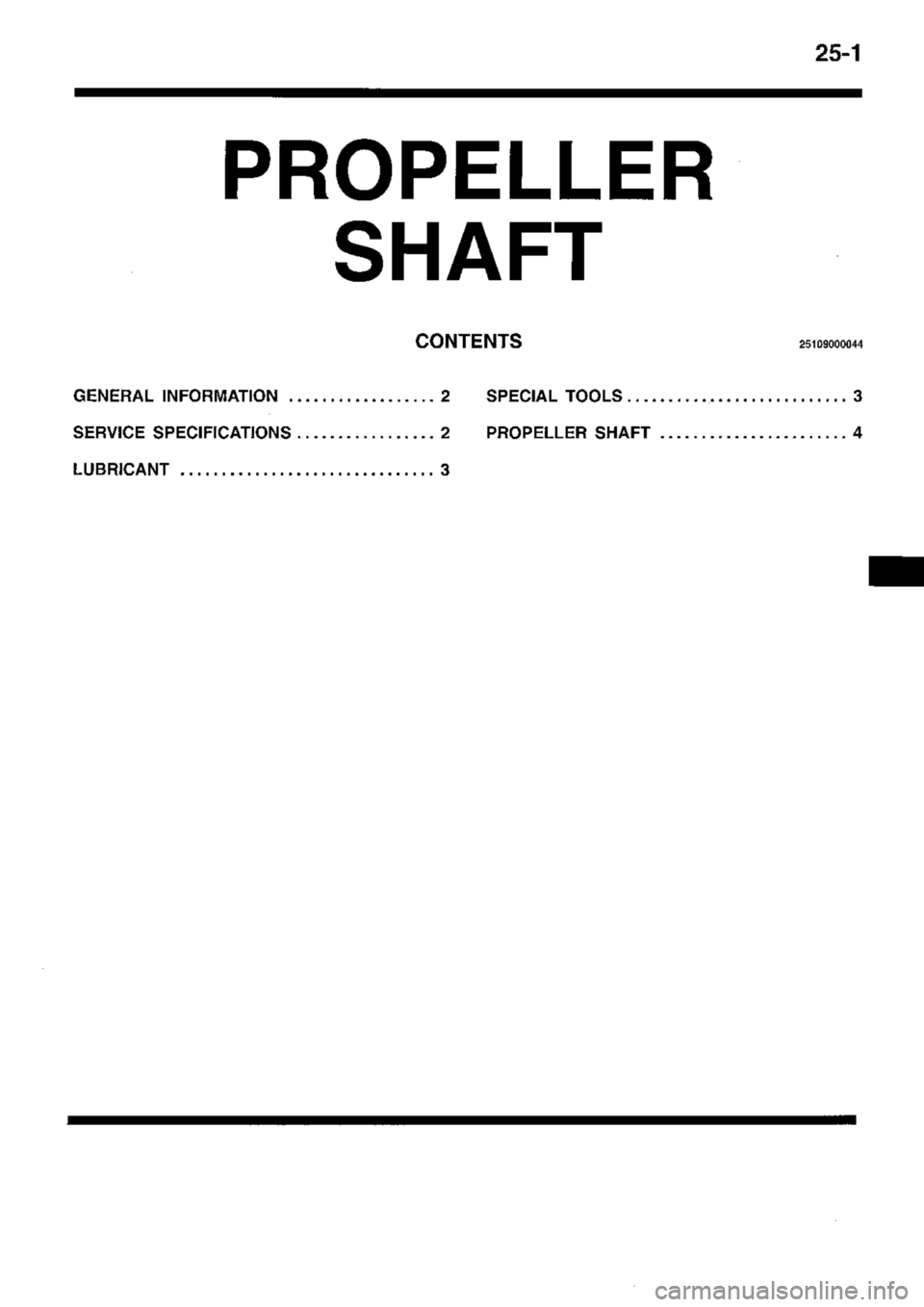 MITSUBISHI TRITON 1997  Workshop Manual 