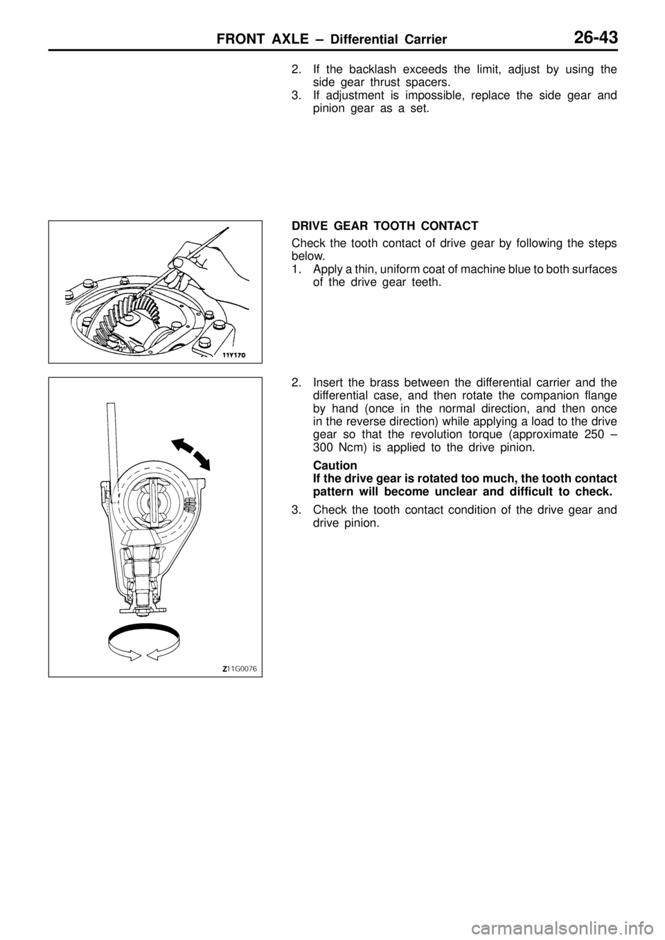 MITSUBISHI TRITON 1997  Workshop Manual 