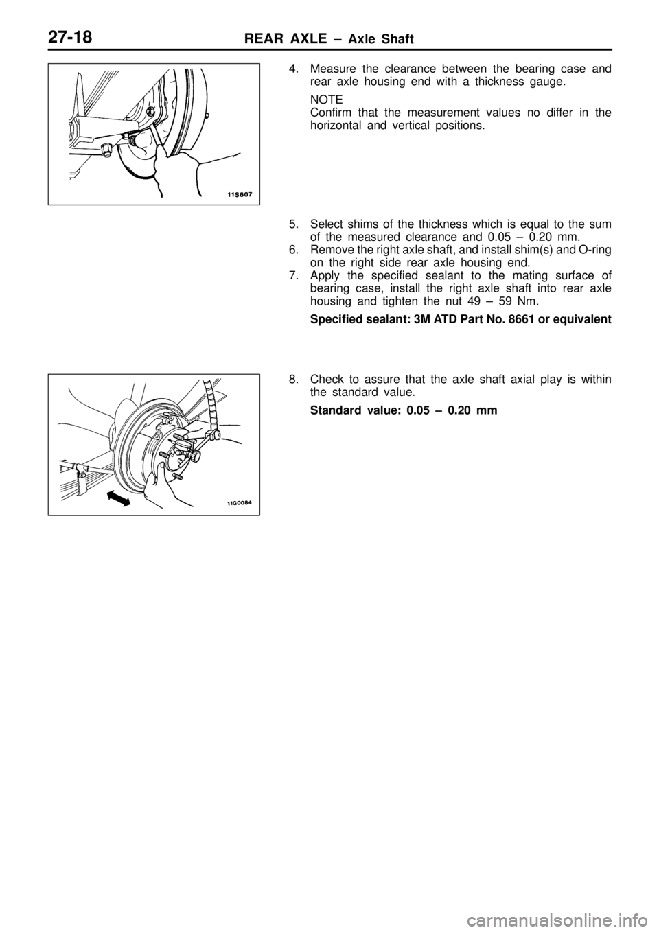 MITSUBISHI TRITON 1997  Workshop Manual 