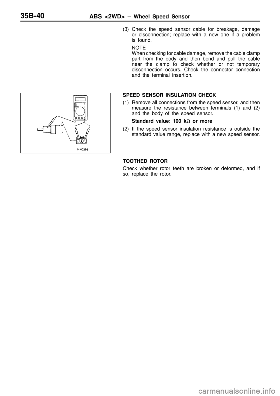 MITSUBISHI TRITON 1997  Workshop Manual 