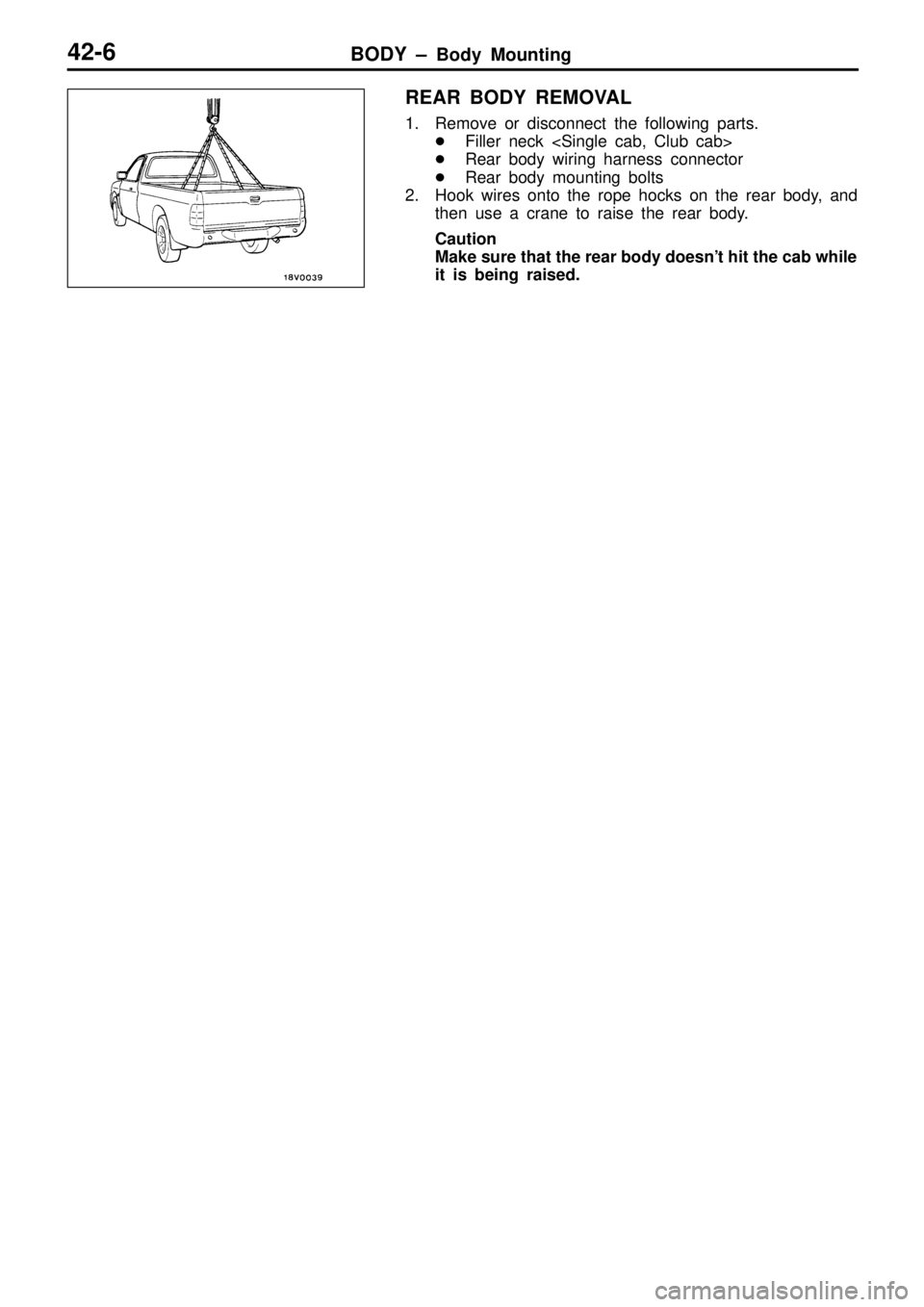 MITSUBISHI TRITON 1997  Workshop Manual 