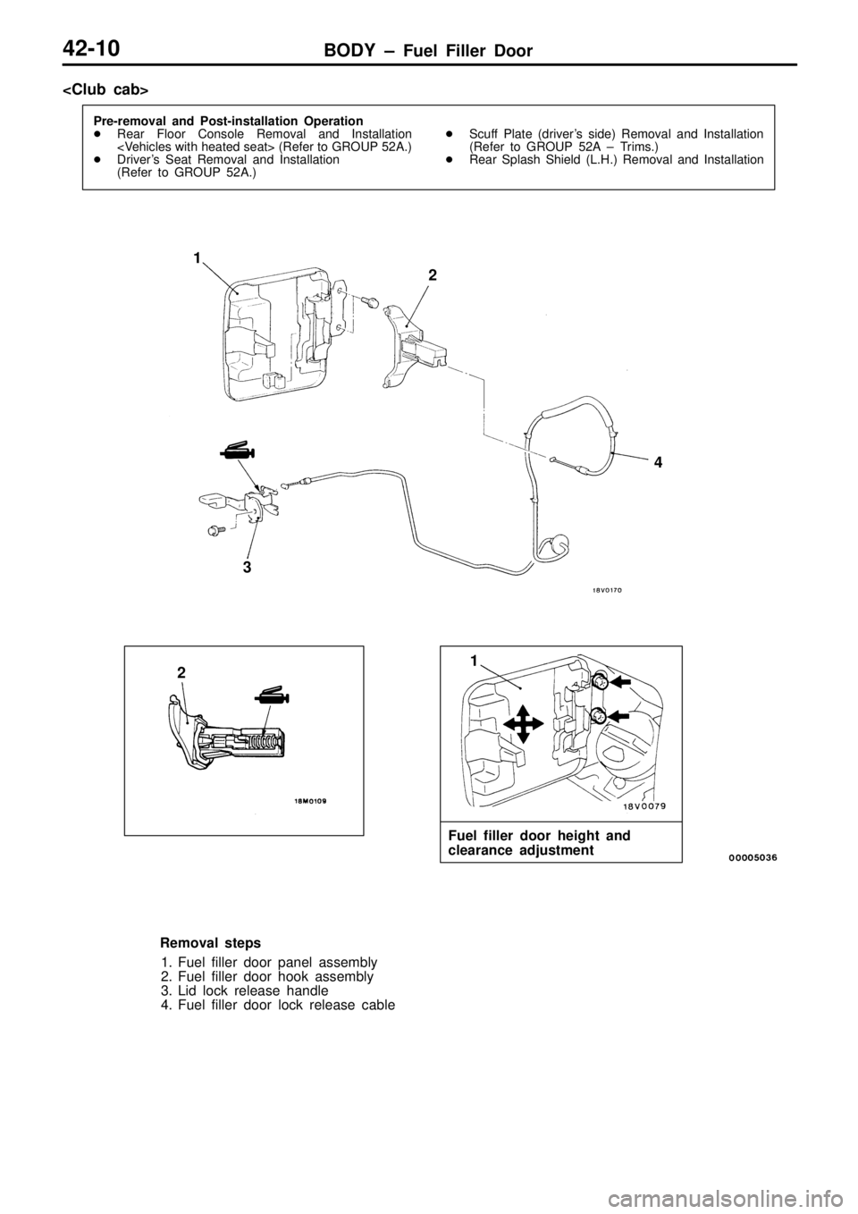 MITSUBISHI TRITON 1997  Workshop Manual 