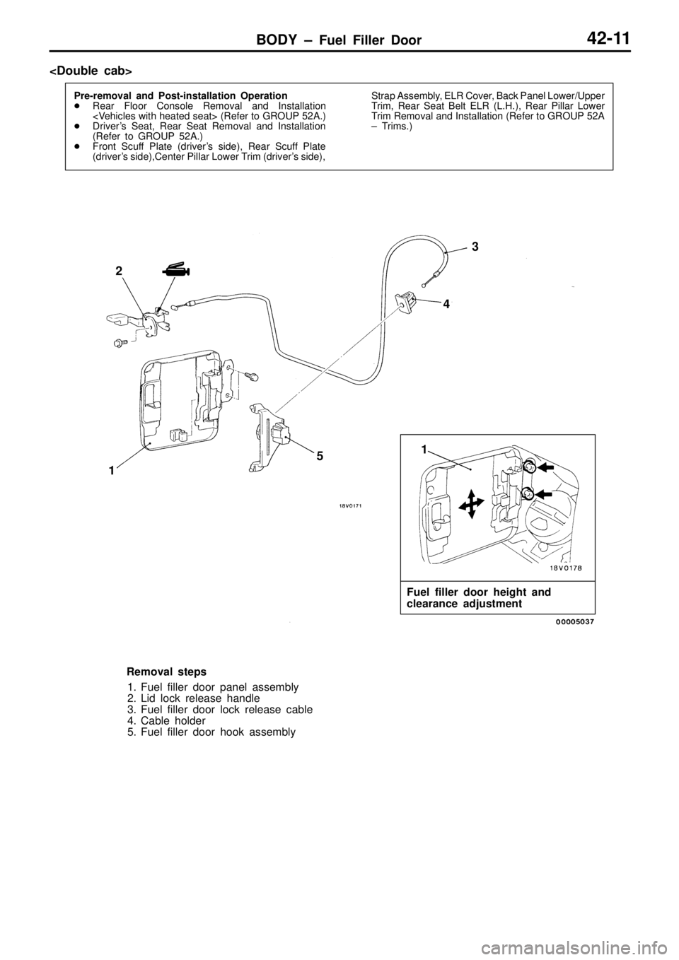 MITSUBISHI TRITON 1997  Workshop Manual 