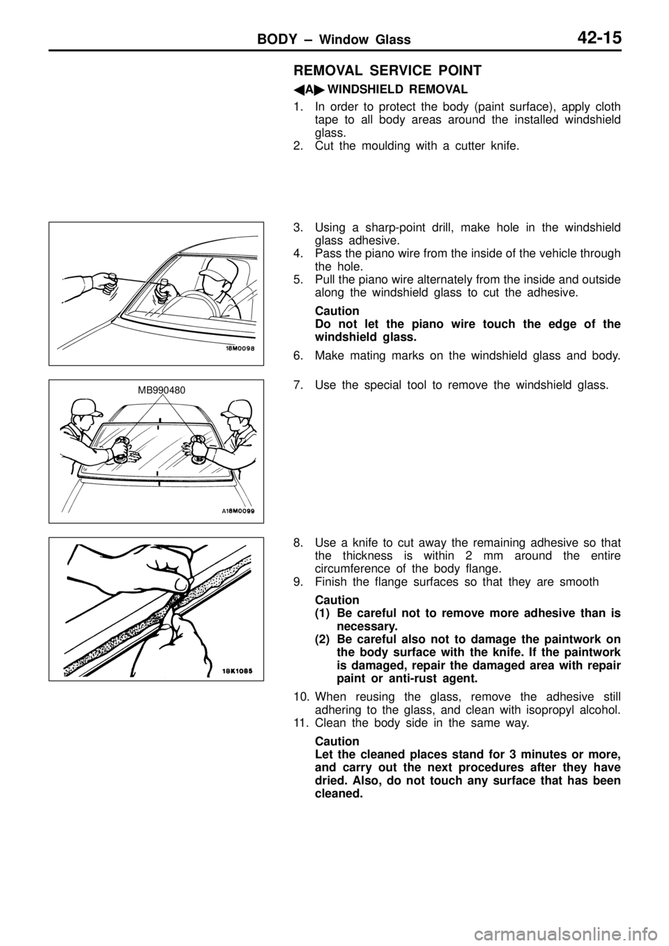 MITSUBISHI TRITON 1997  Workshop Manual 