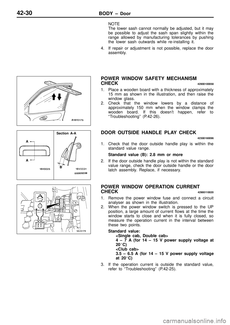 MITSUBISHI TRITON 1997 Workshop Manual A
A
B MITSUBISHI TRITON 1997 Workshop Manual A
A
B