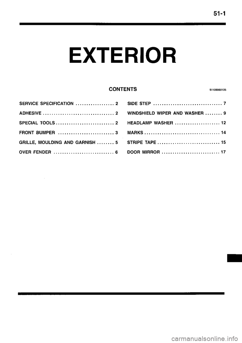 MITSUBISHI TRITON 1997 Workshop Manual MITSUBISHI TRITON 1997 Workshop Manual