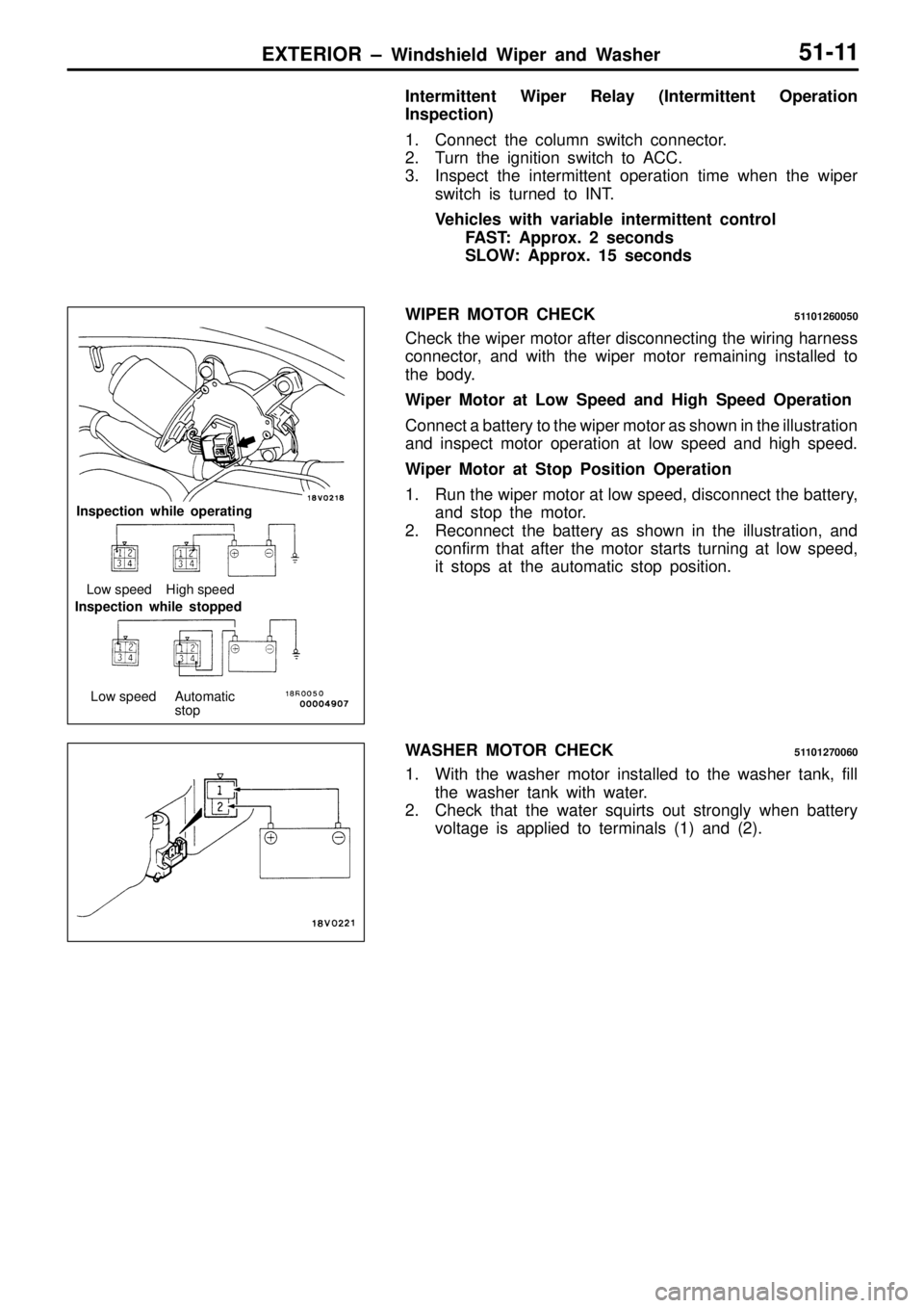 MITSUBISHI TRITON 1997  Workshop Manual 