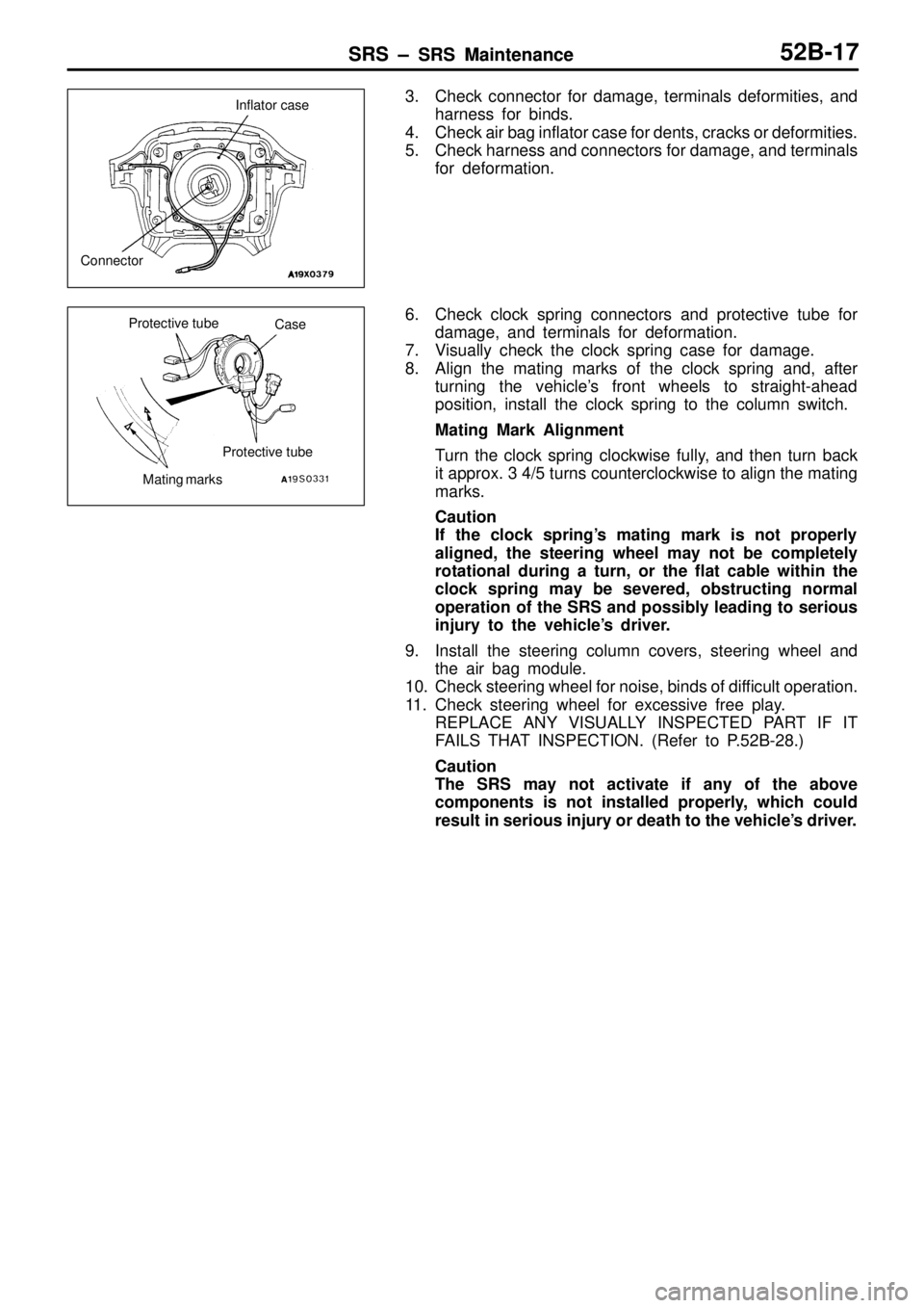 MITSUBISHI TRITON 1997  Workshop Manual C
onnecto r P
ro te ctiv e  tu be C
ase M
atin g m ark s P
ro te ctiv e  tu be   