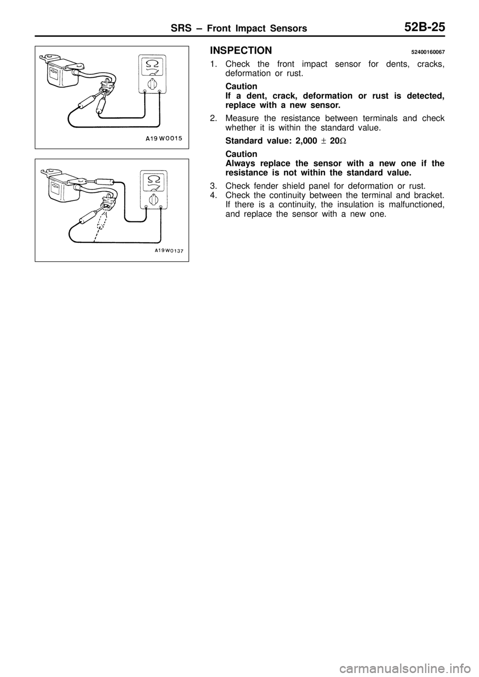 MITSUBISHI TRITON 1997  Workshop Manual 