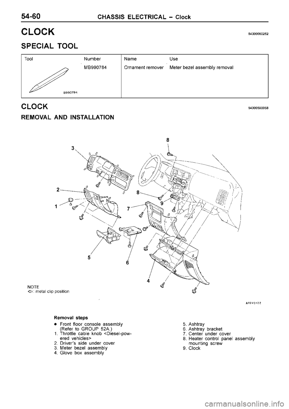 MITSUBISHI TRITON 1997 Workshop Manual N
um ber N
am e U
se M
B990784 O
rn am ent r e m ove r M
ete r b eze l a sse m bly r e m ova l MITSUBISHI TRITON 1997 Workshop Manual N
um ber N
am e U
se M
B990784 O
rn am ent r e m ove r M
ete r b eze l a sse m bly r e m ova l