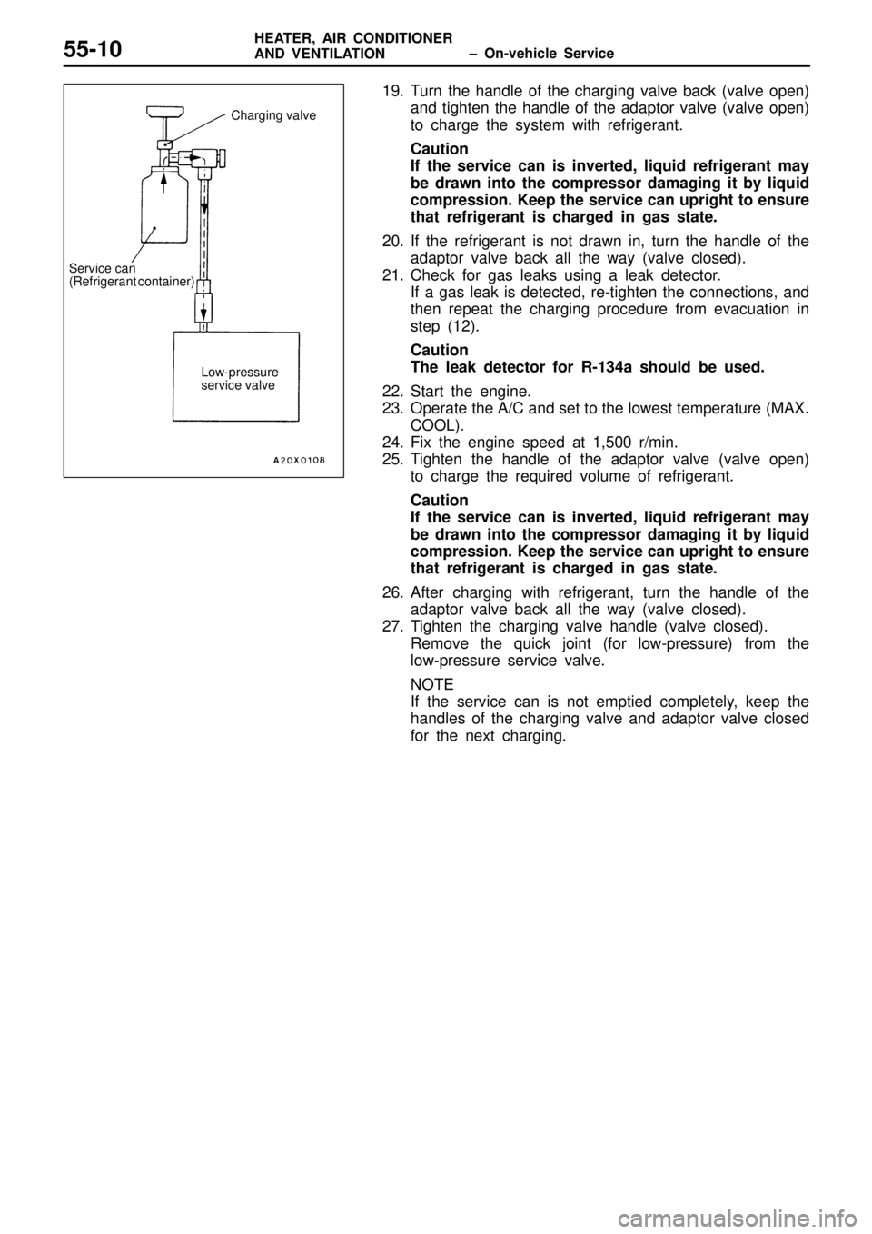 MITSUBISHI TRITON 1997  Workshop Manual 