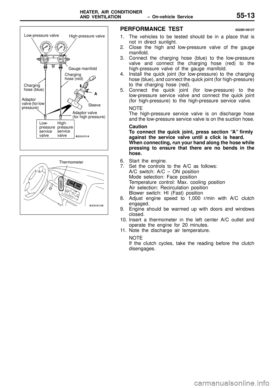 MITSUBISHI TRITON 1997  Workshop Manual 