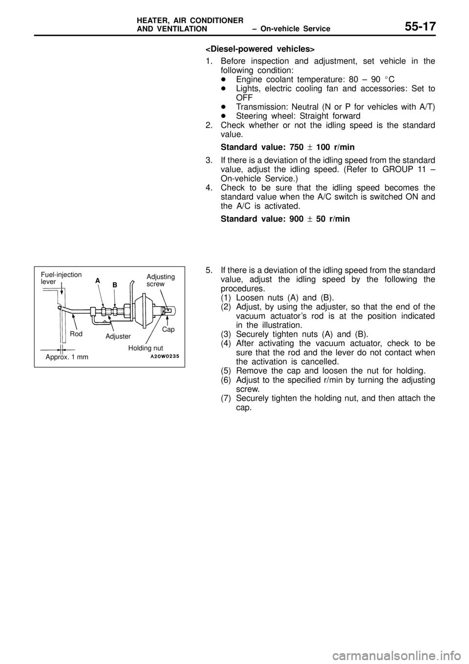 MITSUBISHI TRITON 1997  Workshop Manual 