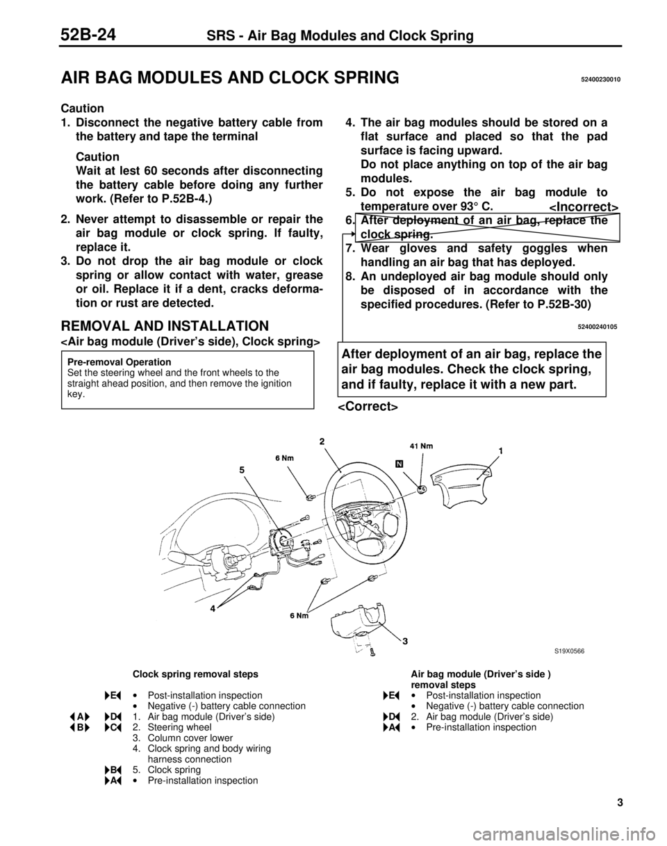 MITSUBISHI TRITON 1997  Workshop Manual <
In co rre ct>
< C orre ct> 5
2400240105  