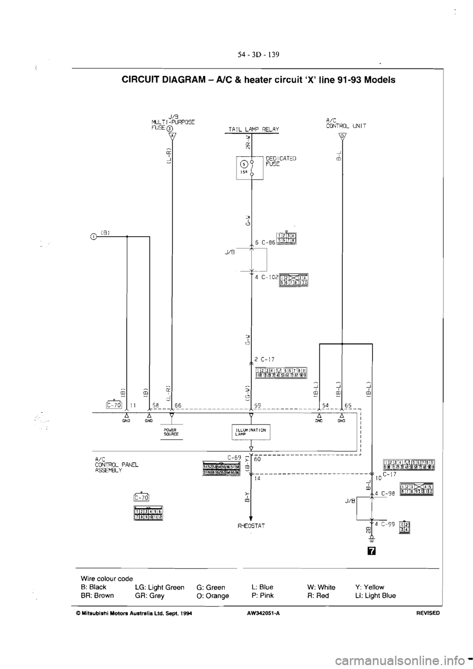 MITSUBISHI VERADA 1995  Workshop Manual 