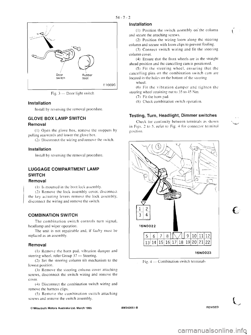 MITSUBISHI VERADA 1995 Workshop Manual MITSUBISHI VERADA 1995 Workshop Manual