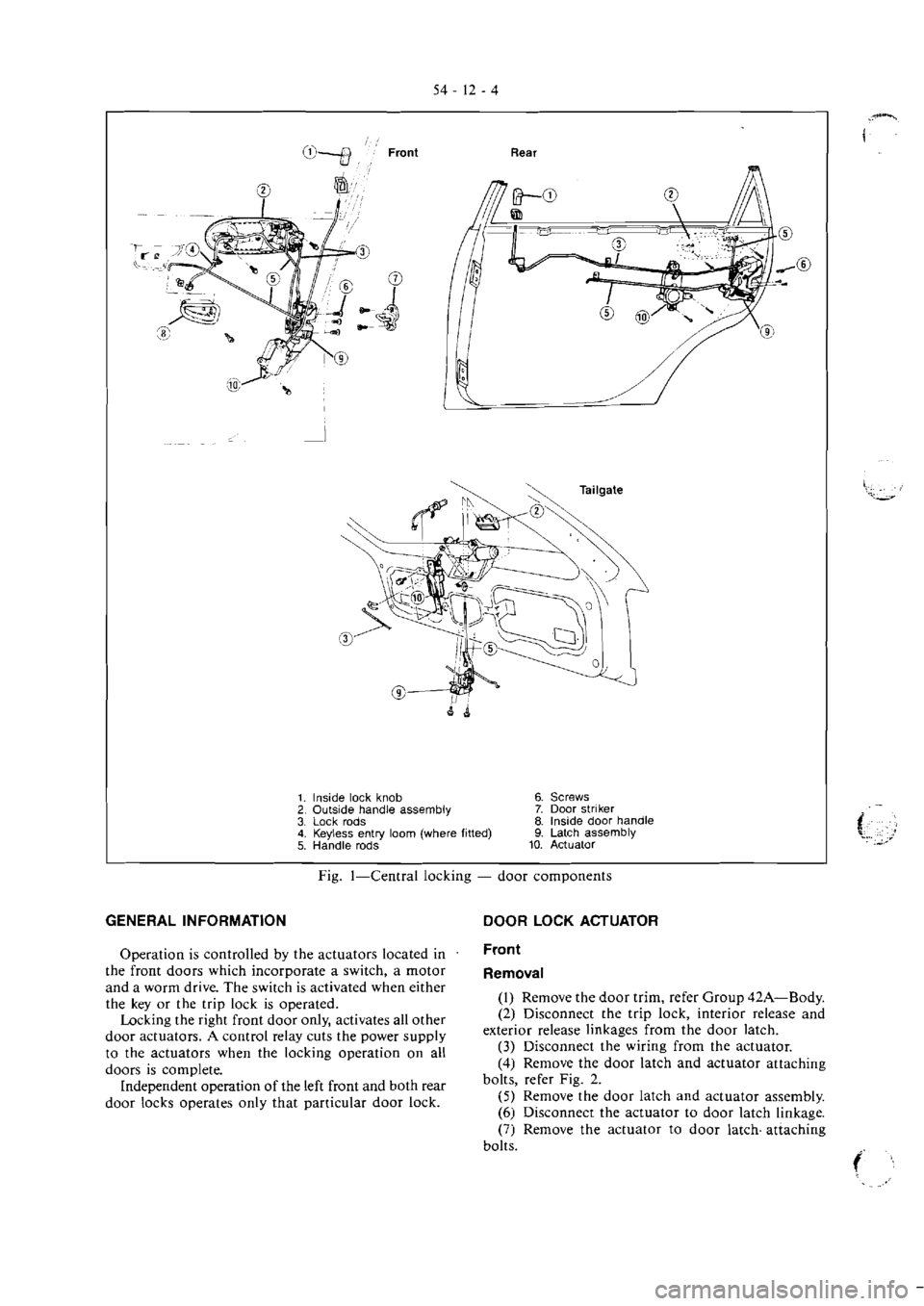MITSUBISHI VERADA 1995 Workshop Manual MITSUBISHI VERADA 1995 Workshop Manual