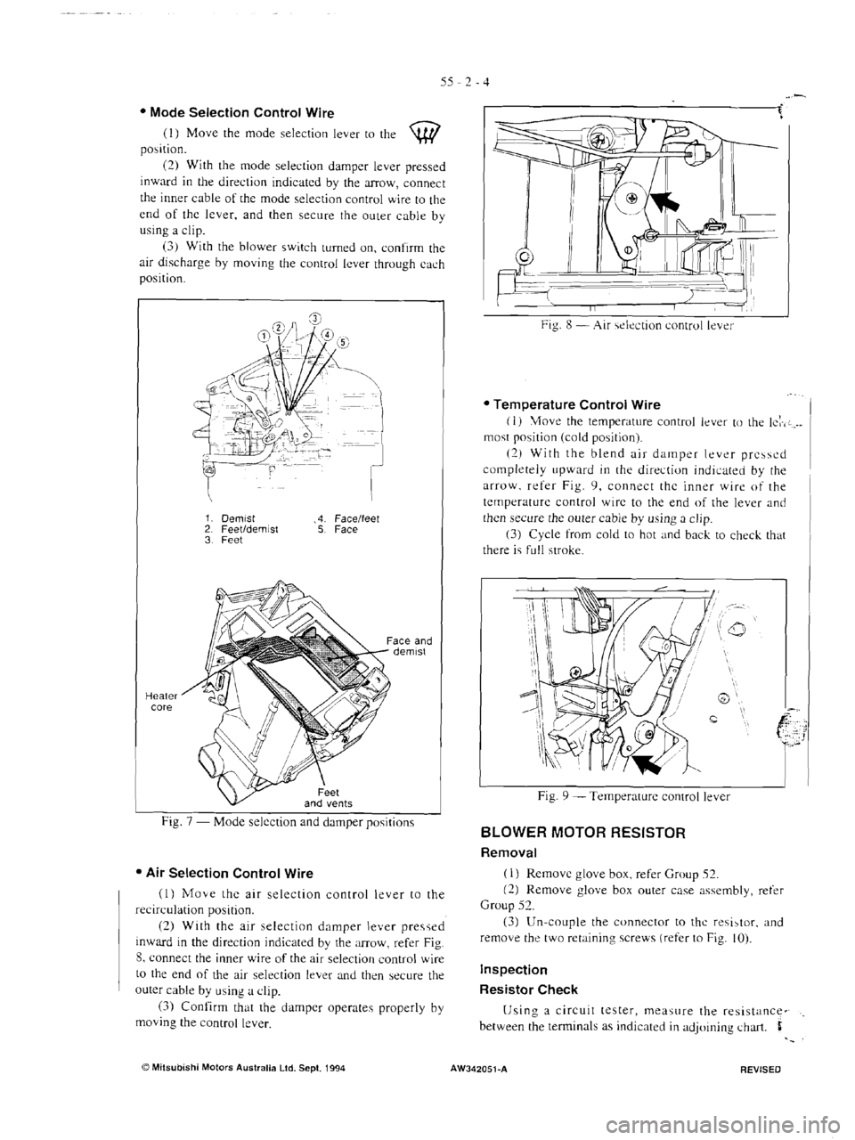 MITSUBISHI VERADA 1995 Workshop Manual MITSUBISHI VERADA 1995 Workshop Manual