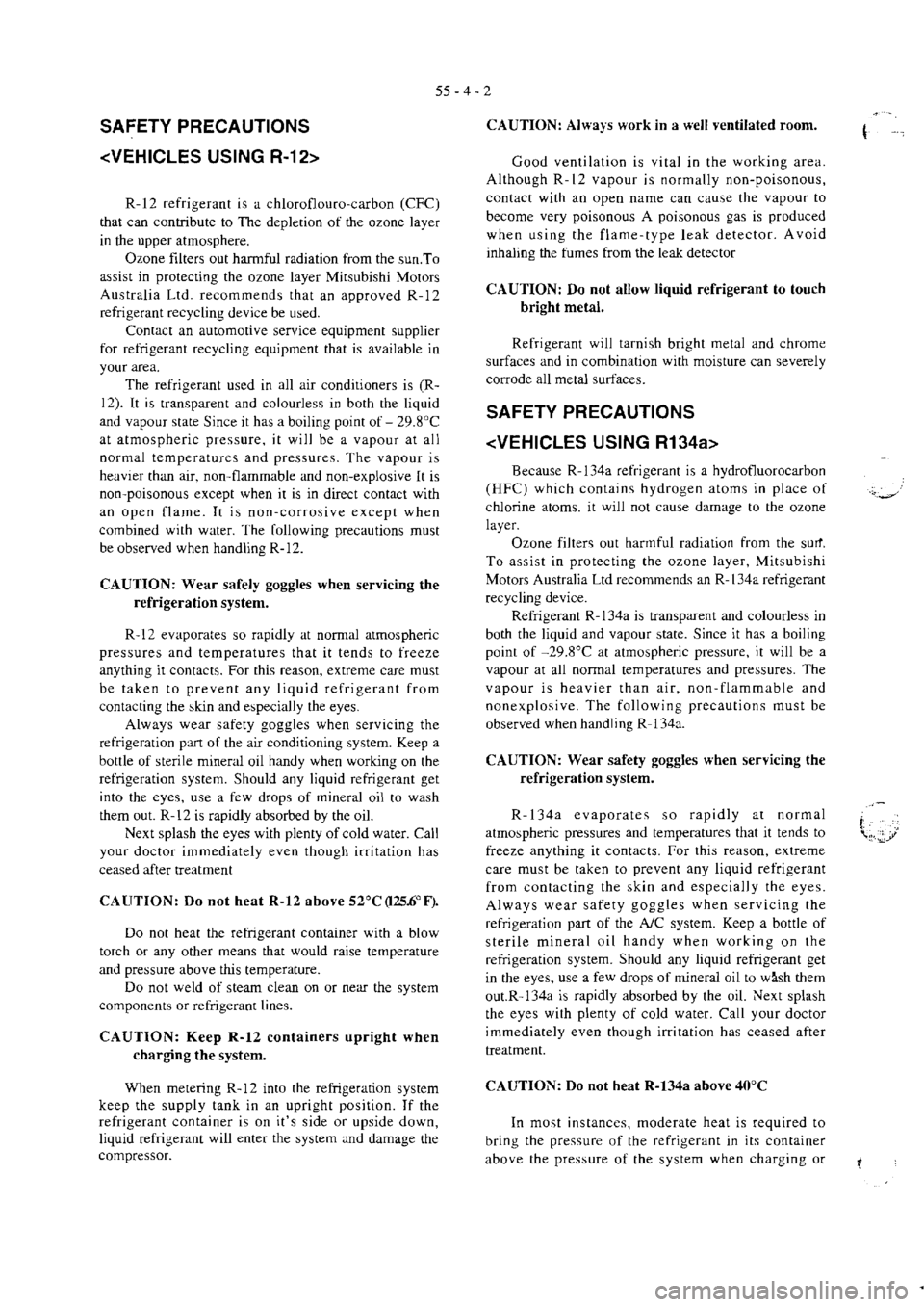 MITSUBISHI VERADA 1995 Workshop Manual MITSUBISHI VERADA 1995 Workshop Manual