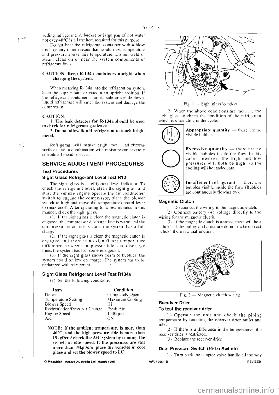 MITSUBISHI VERADA 1995 Workshop Manual MITSUBISHI VERADA 1995 Workshop Manual