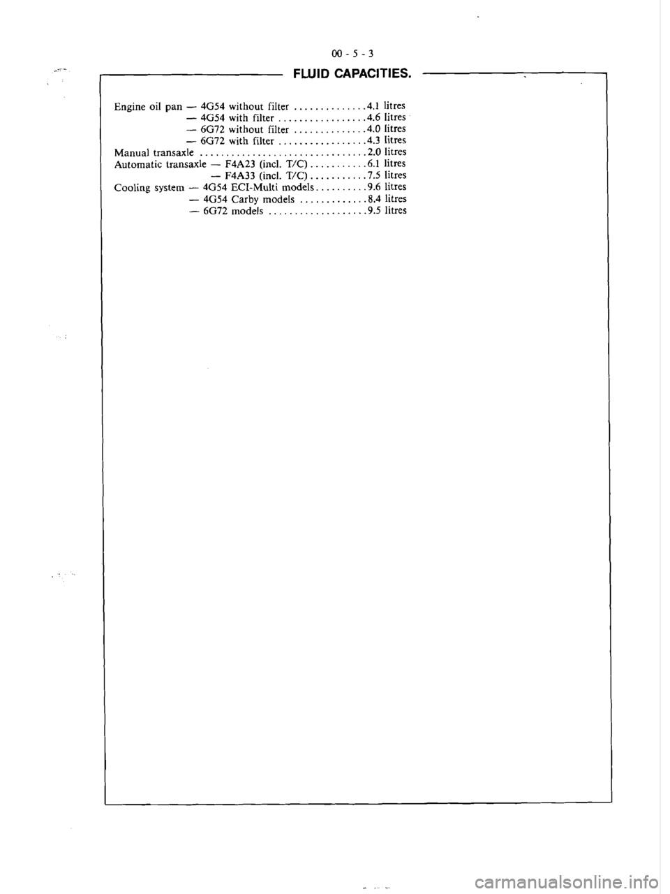 MITSUBISHI VERADA 1995 Owners Manual MITSUBISHI VERADA 1995 Owners Manual