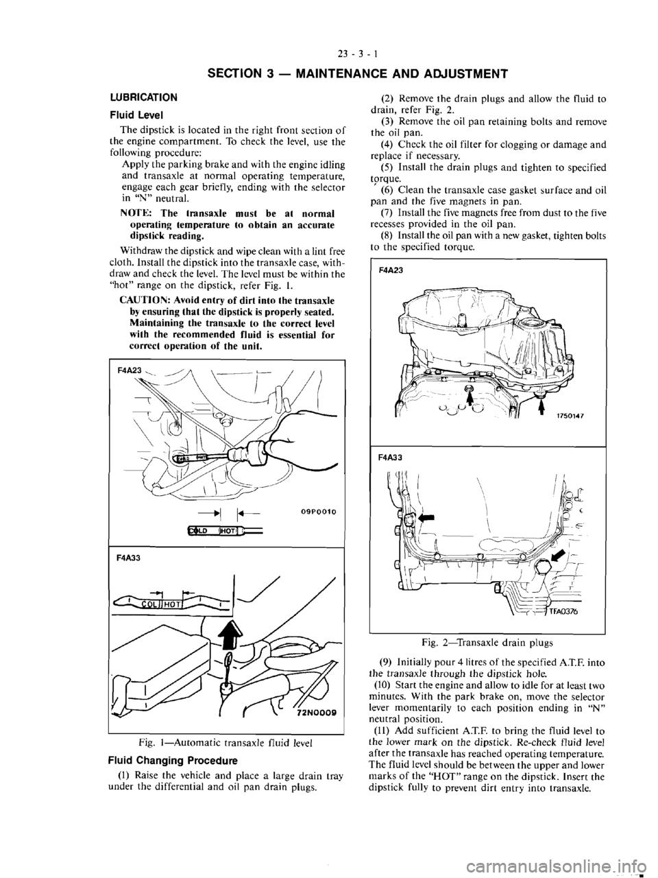 MITSUBISHI VERADA 1995  Workshop Manual 