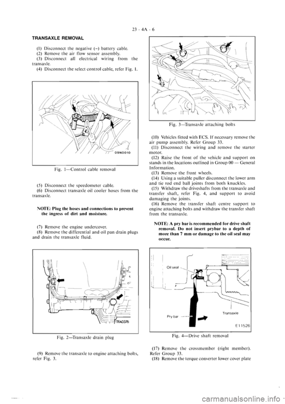 MITSUBISHI VERADA 1995  Workshop Manual 