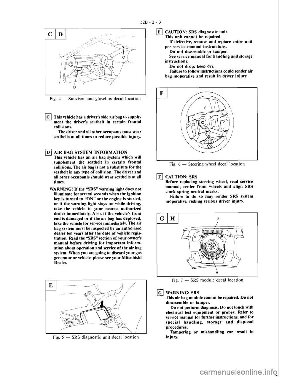 MITSUBISHI VERADA 1995  Workshop Manual 