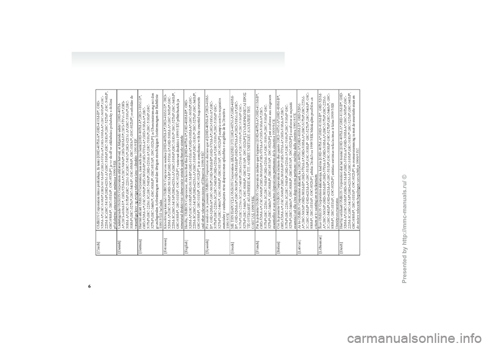 MITSUBISHI I-MIEV 2011 Owners Manual 6
Presented by http://mmc-manuals.ru/ \251 MITSUBISHI I-MIEV 2011 Owners Manual 6
Presented by http://mmc-manuals.ru/ \251