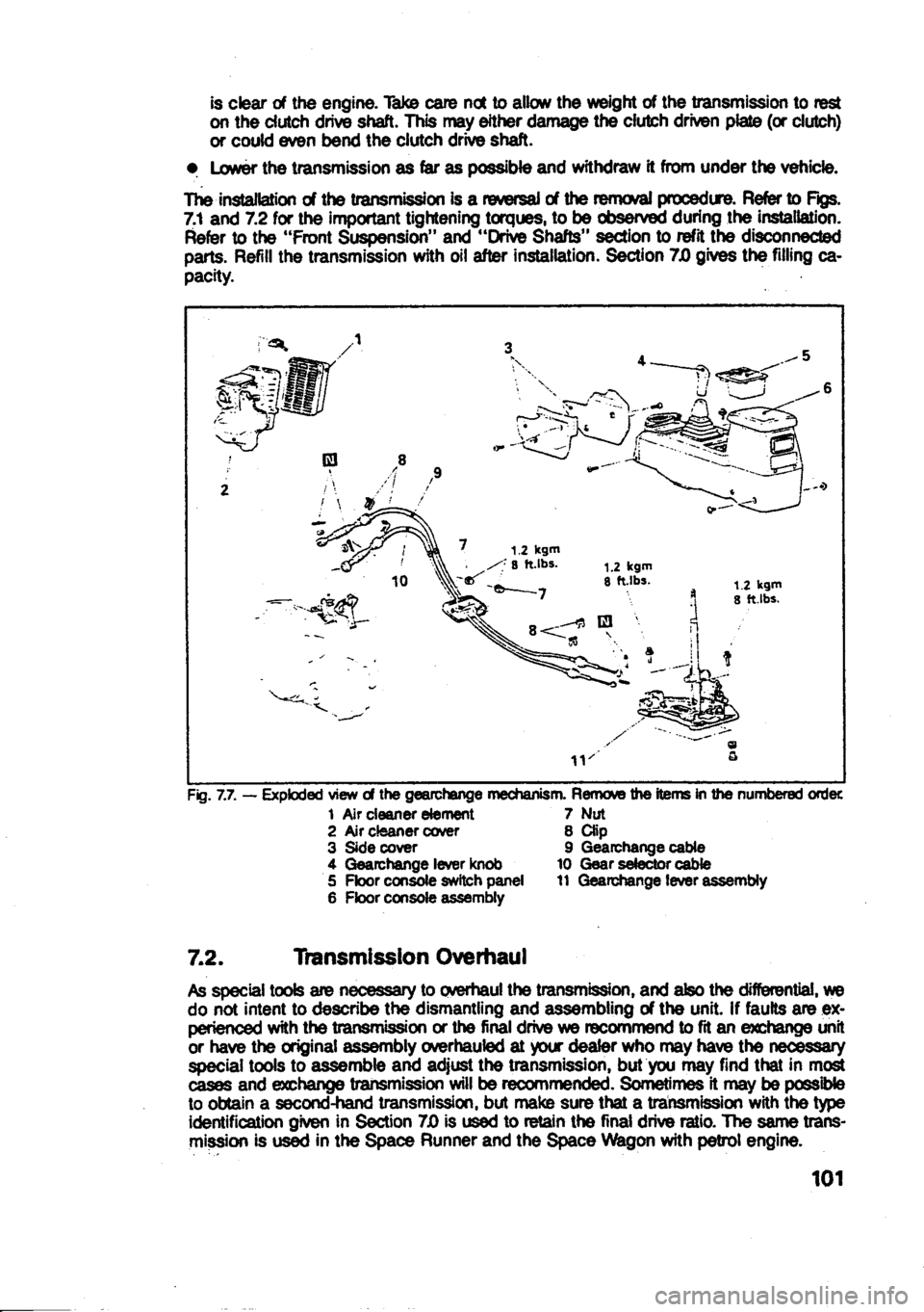 MITSUBISHI SPACE RUNNER 1991 Owners Manual MITSUBISHI SPACE RUNNER 1991 Owners Manual