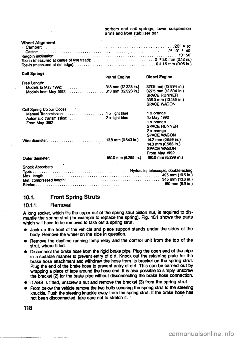 MITSUBISHI SPACE RUNNER 1991 Owners Manual MITSUBISHI SPACE RUNNER 1991 Owners Manual