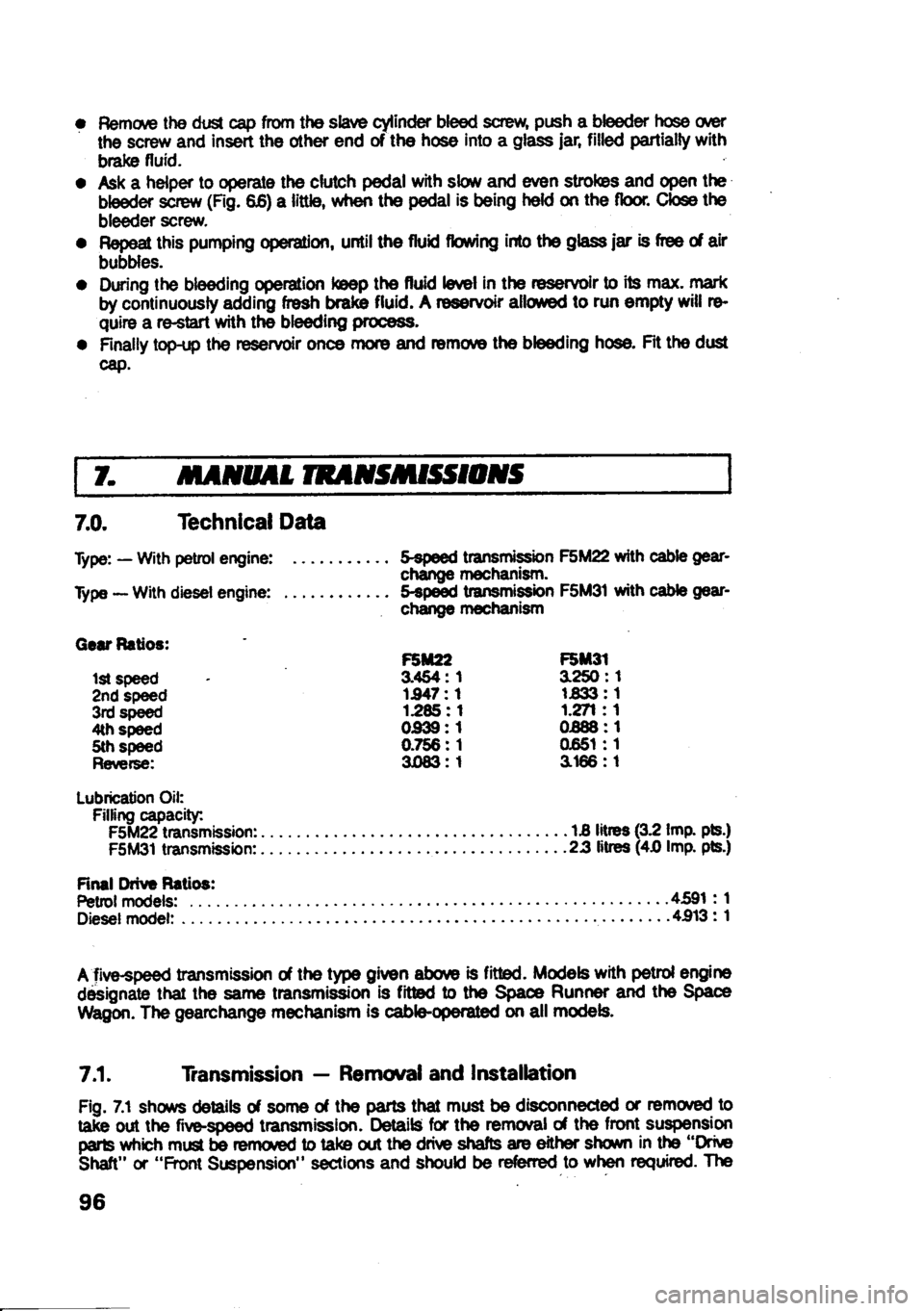 MITSUBISHI SPACE RUNNER 1991 Owners Manual MITSUBISHI SPACE RUNNER 1991 Owners Manual