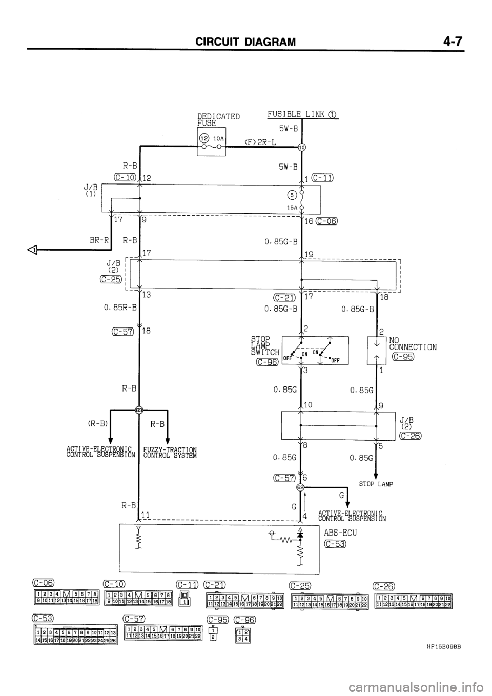 MITSUBISHI GALANT 1995 7.G Electrical Wiring Diagram User Guide 