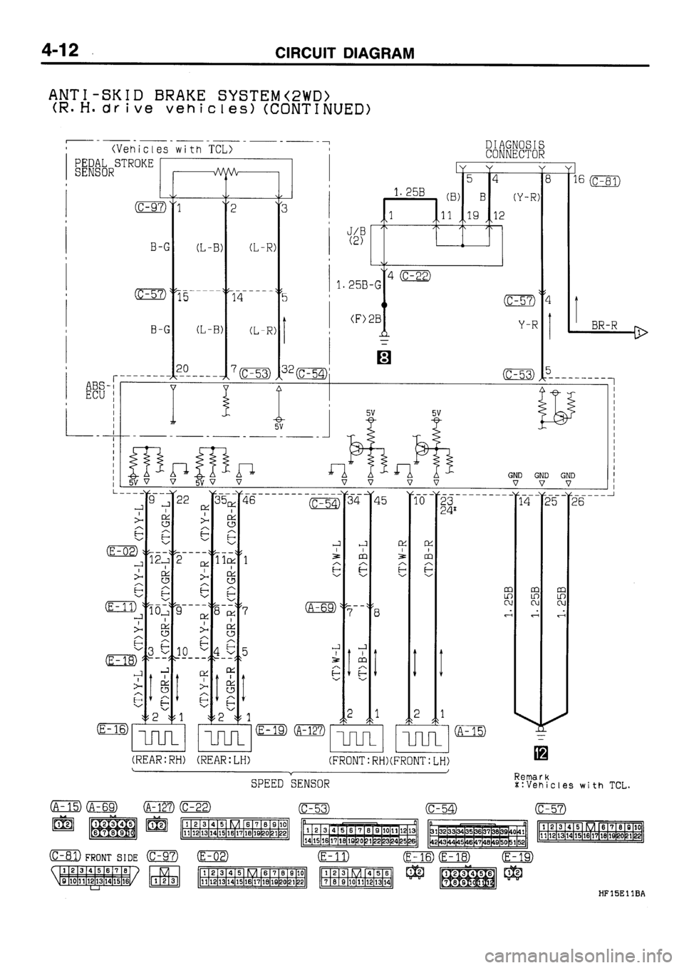 MITSUBISHI GALANT 1995 7.G Electrical Wiring Diagram Owners Manual 