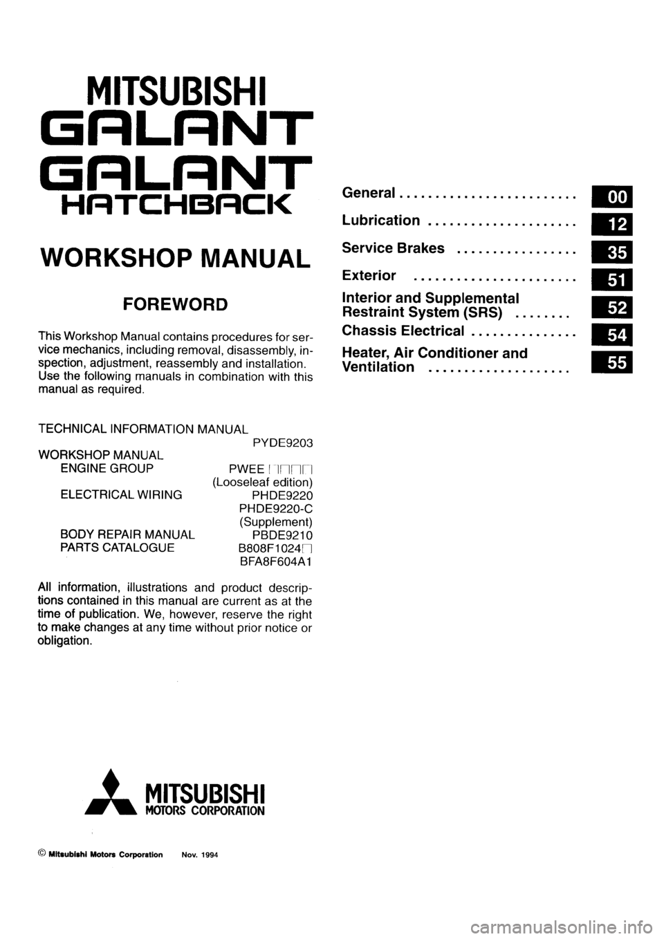 100+ [ Service Manual Mitsubishi Outlander 2006 ...