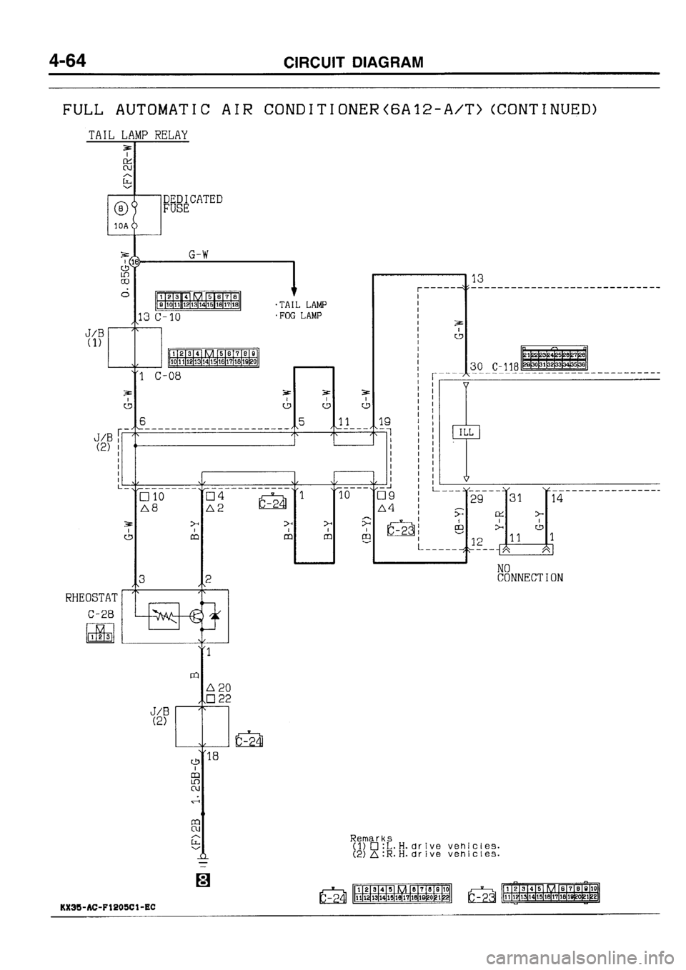 MITSUBISHI GALANT 1996 7.G Electrical Wiring Diagram Owners Manual 