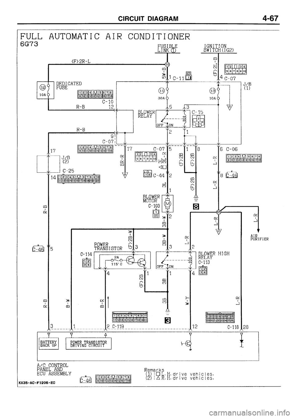 MITSUBISHI GALANT 1996 7.G Electrical Wiring Diagram Owners Manual 