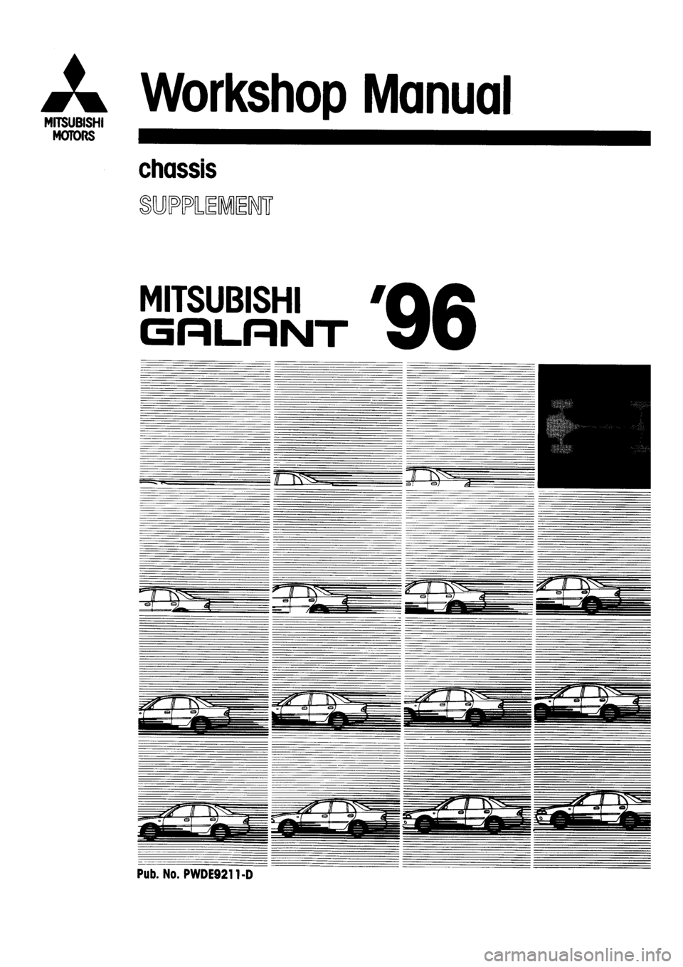 MITSUBISHI GALANT 1996 7.G Workshop Manual 