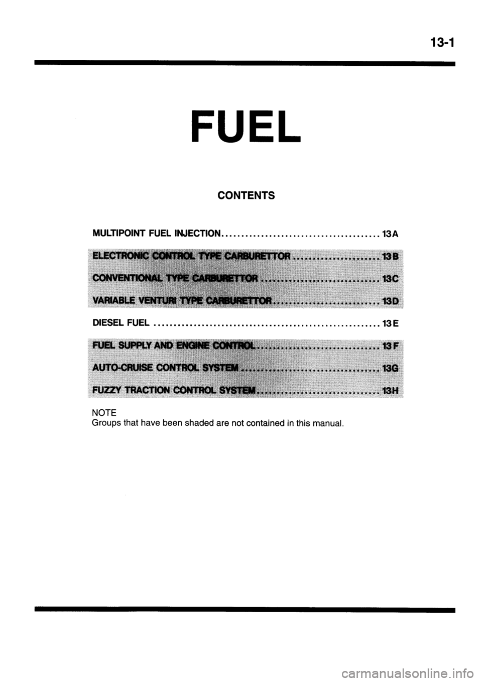 MITSUBISHI GALANT 1996 7.G Workshop Manual 