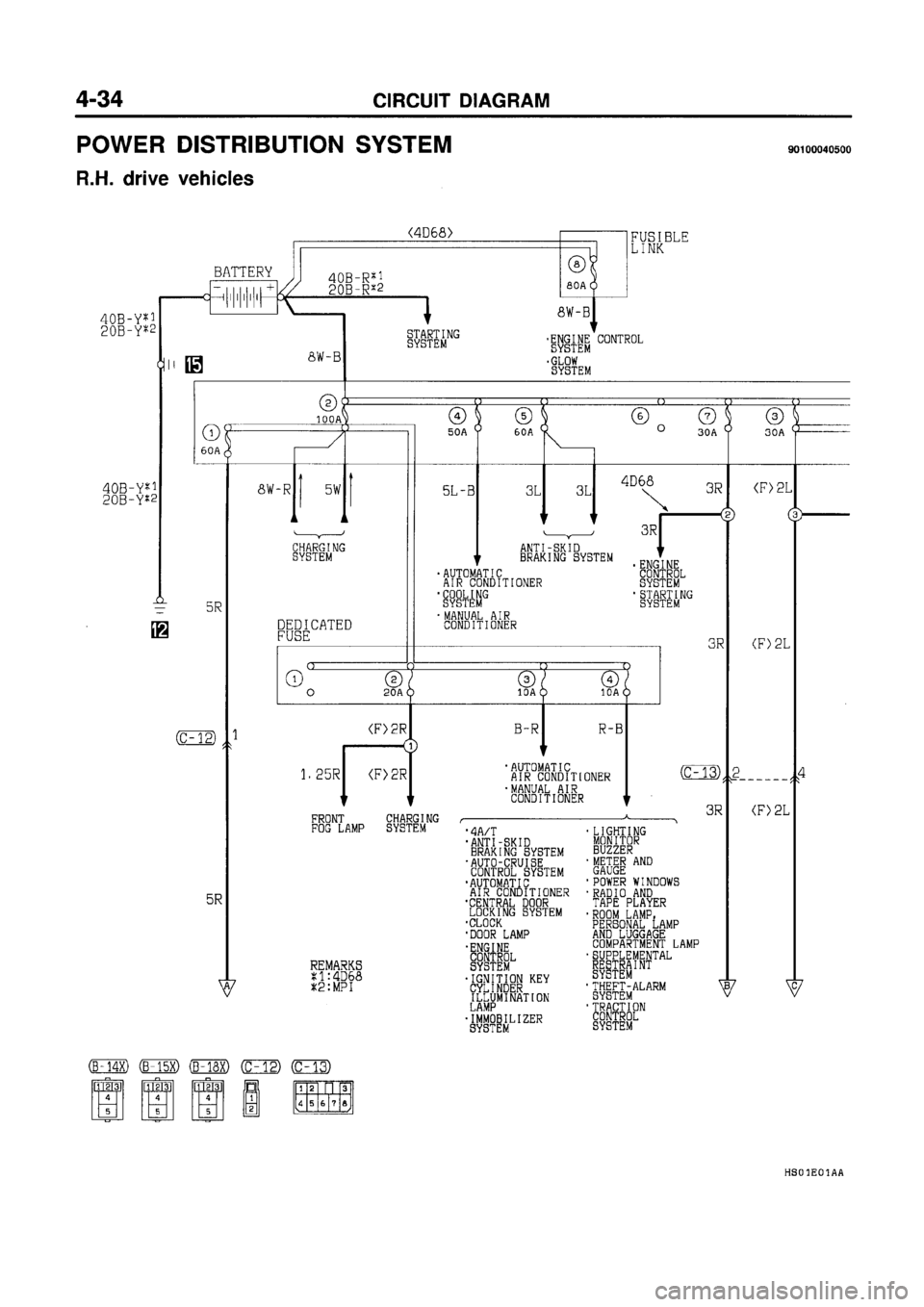 MITSUBISHI GALANT 1997 8.G Electrical Wiring Diagram Workshop Manual MITSUBISHI GALANT 1997 8.G Electrical Wiring Diagram Workshop Manual