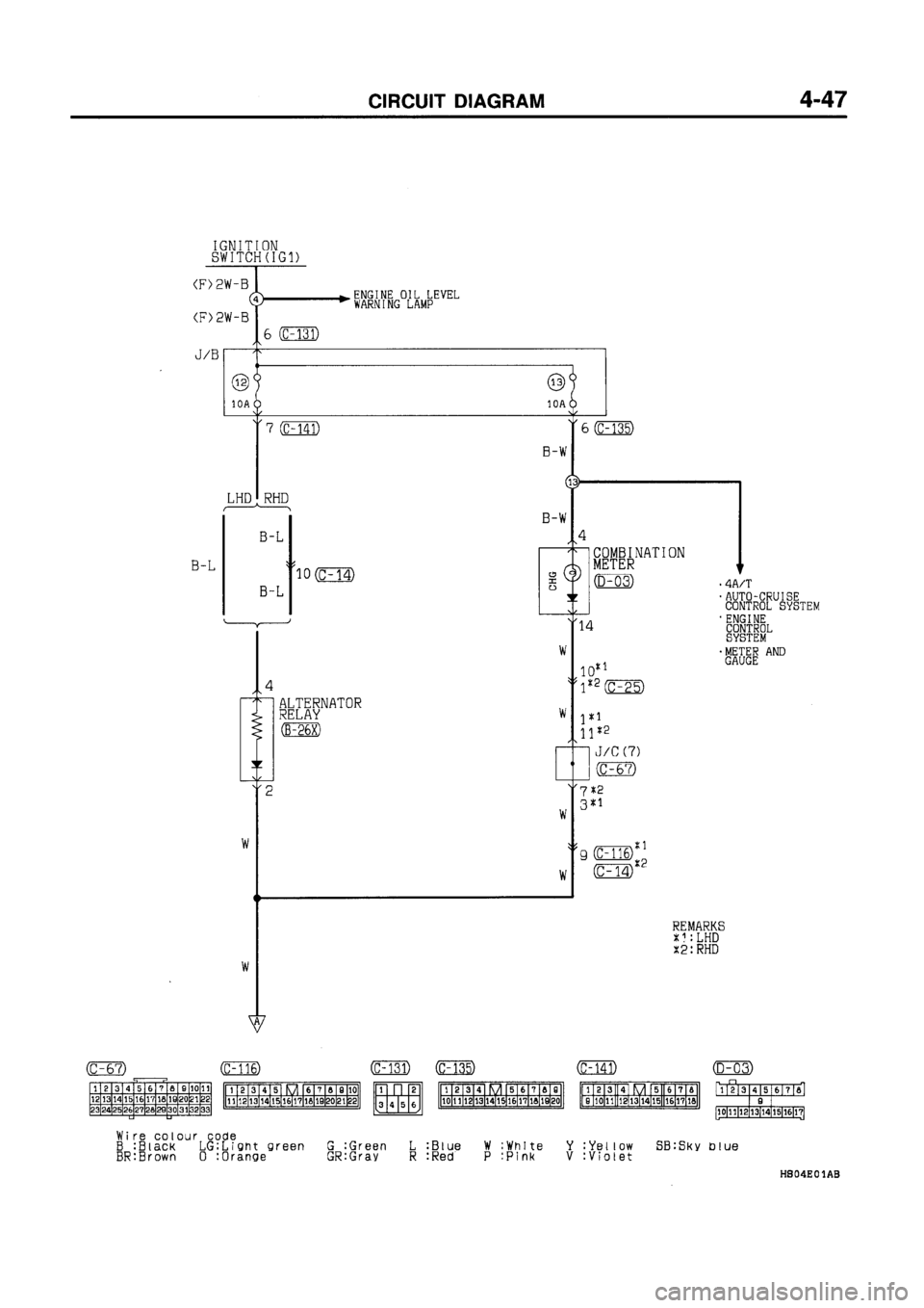 MITSUBISHI GALANT 1997 8.G Electrical Wiring Diagram Workshop Manual MITSUBISHI GALANT 1997 8.G Electrical Wiring Diagram Workshop Manual