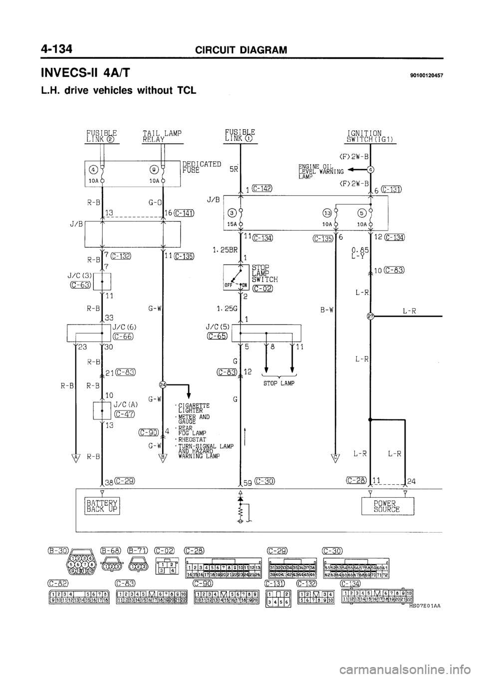 MITSUBISHI GALANT 1997 8.G Electrical Wiring Diagram Workshop Manual MITSUBISHI GALANT 1997 8.G Electrical Wiring Diagram Workshop Manual