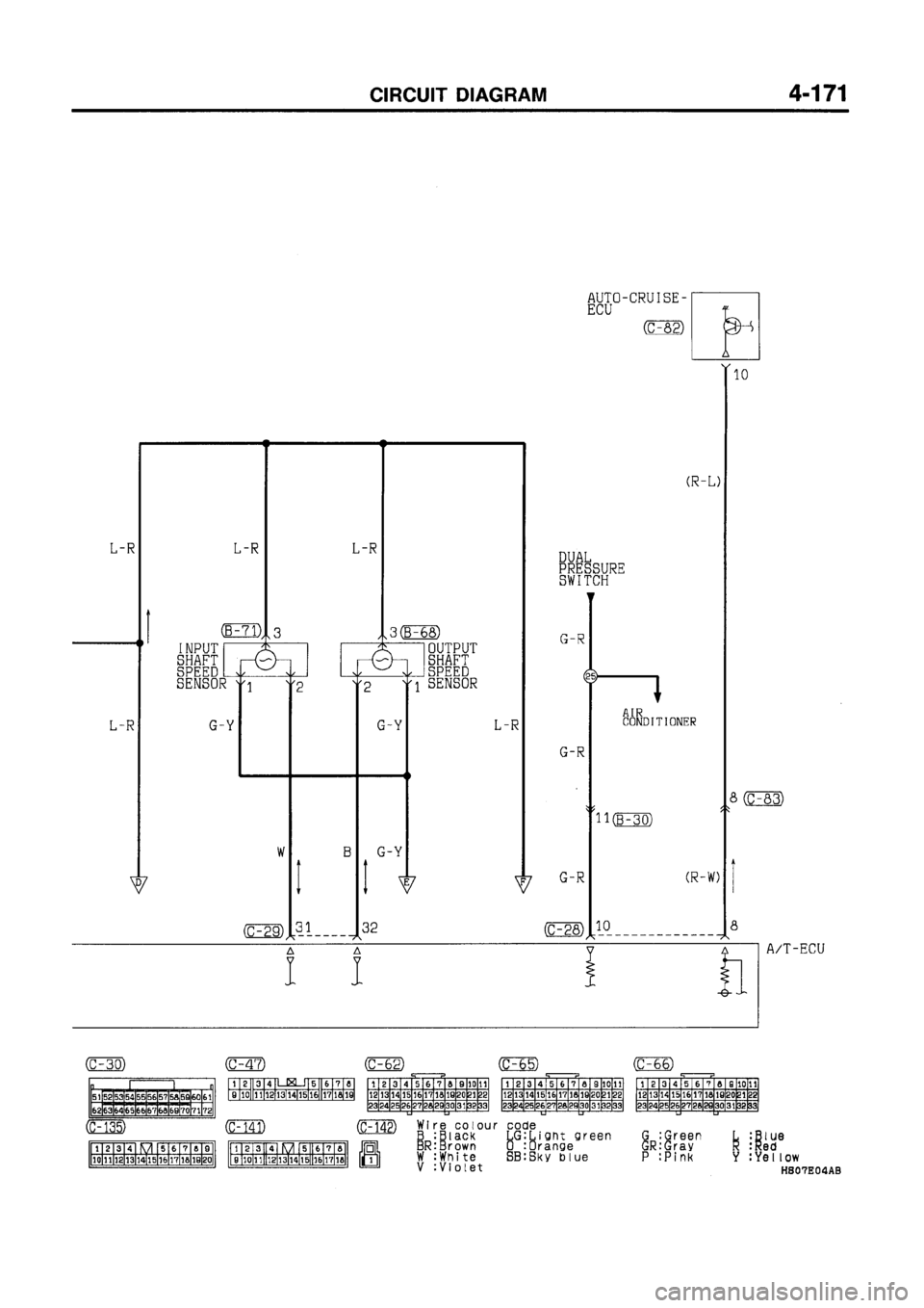 MITSUBISHI GALANT 1997 8.G Electrical Wiring Diagram Workshop Manual MITSUBISHI GALANT 1997 8.G Electrical Wiring Diagram Workshop Manual