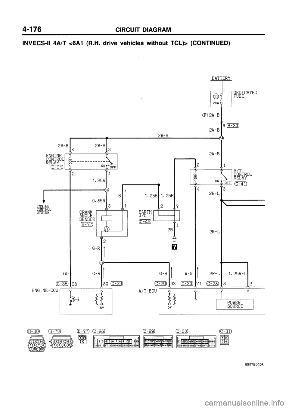 MITSUBISHI GALANT 1997 8.G Electrical Wiring Diagram Workshop Manual MITSUBISHI GALANT 1997 8.G Electrical Wiring Diagram Workshop Manual