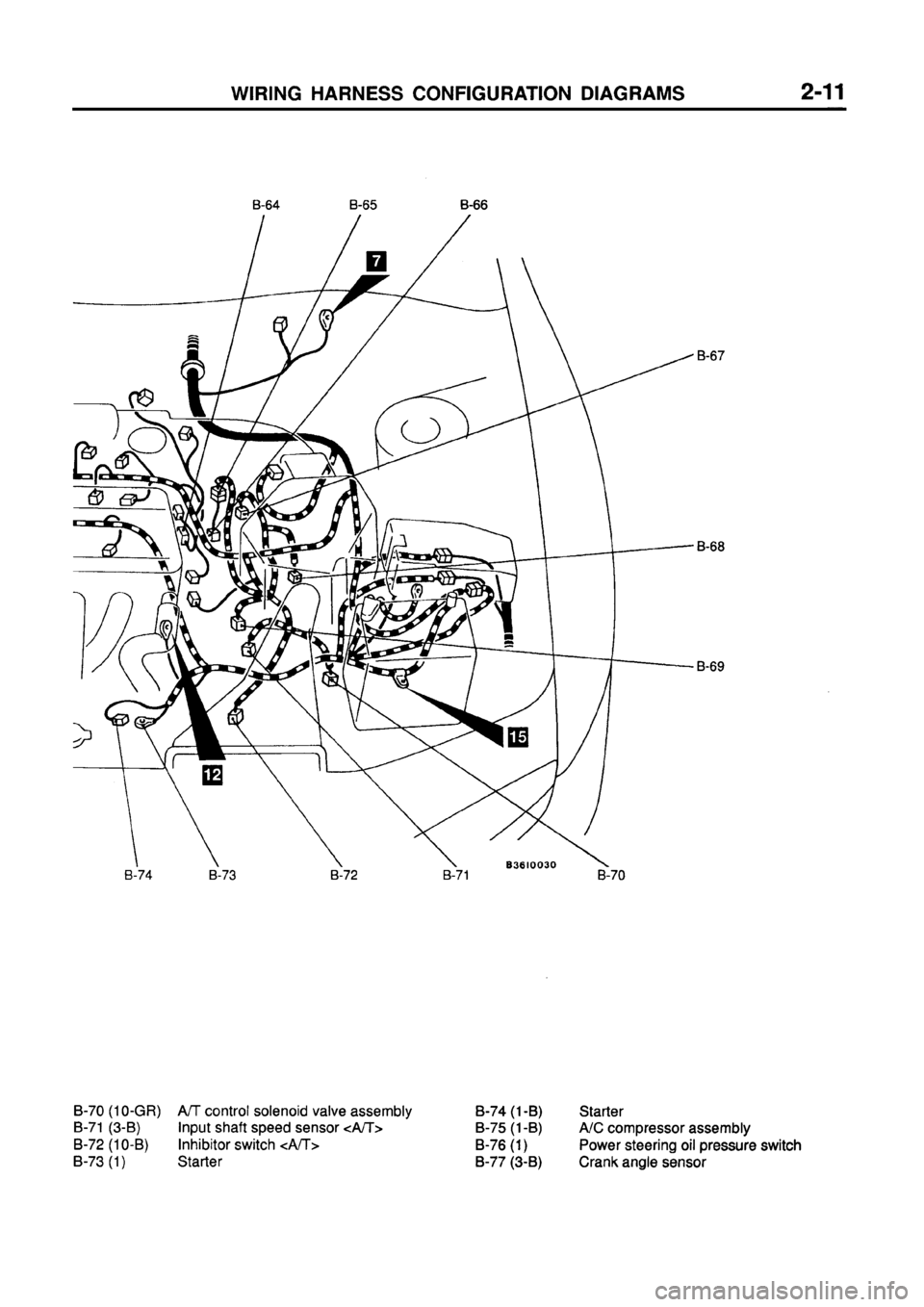 MITSUBISHI GALANT 1997 8.G Electrical Wiring Diagram Owners Manual 