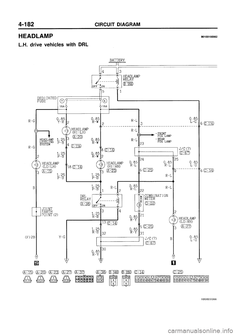 MITSUBISHI GALANT 1997 8.G Electrical Wiring Diagram Workshop Manual MITSUBISHI GALANT 1997 8.G Electrical Wiring Diagram Workshop Manual