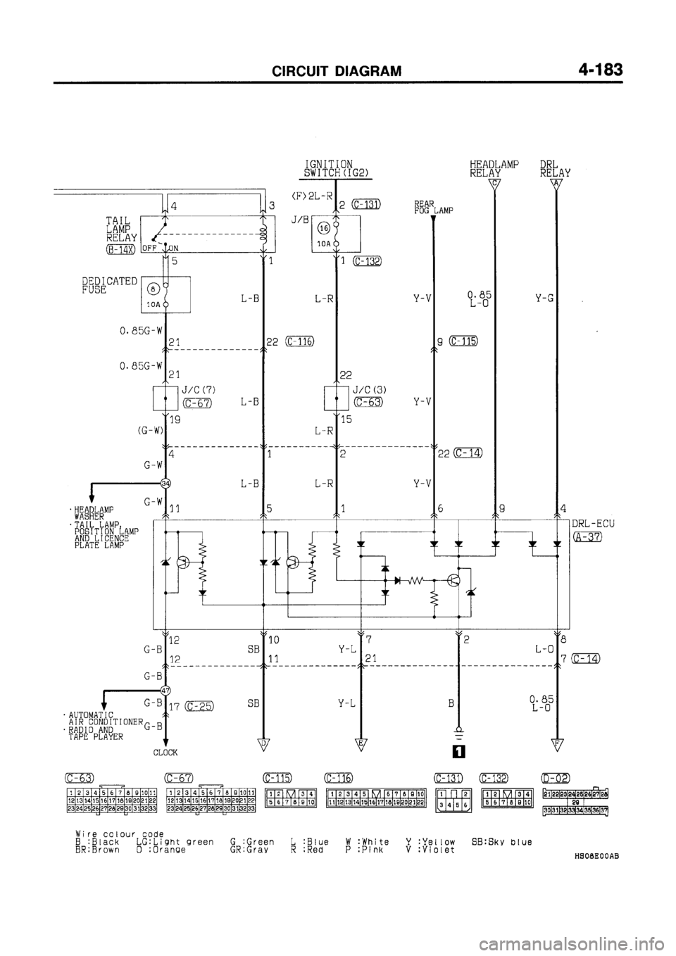 MITSUBISHI GALANT 1997 8.G Electrical Wiring Diagram Workshop Manual MITSUBISHI GALANT 1997 8.G Electrical Wiring Diagram Workshop Manual