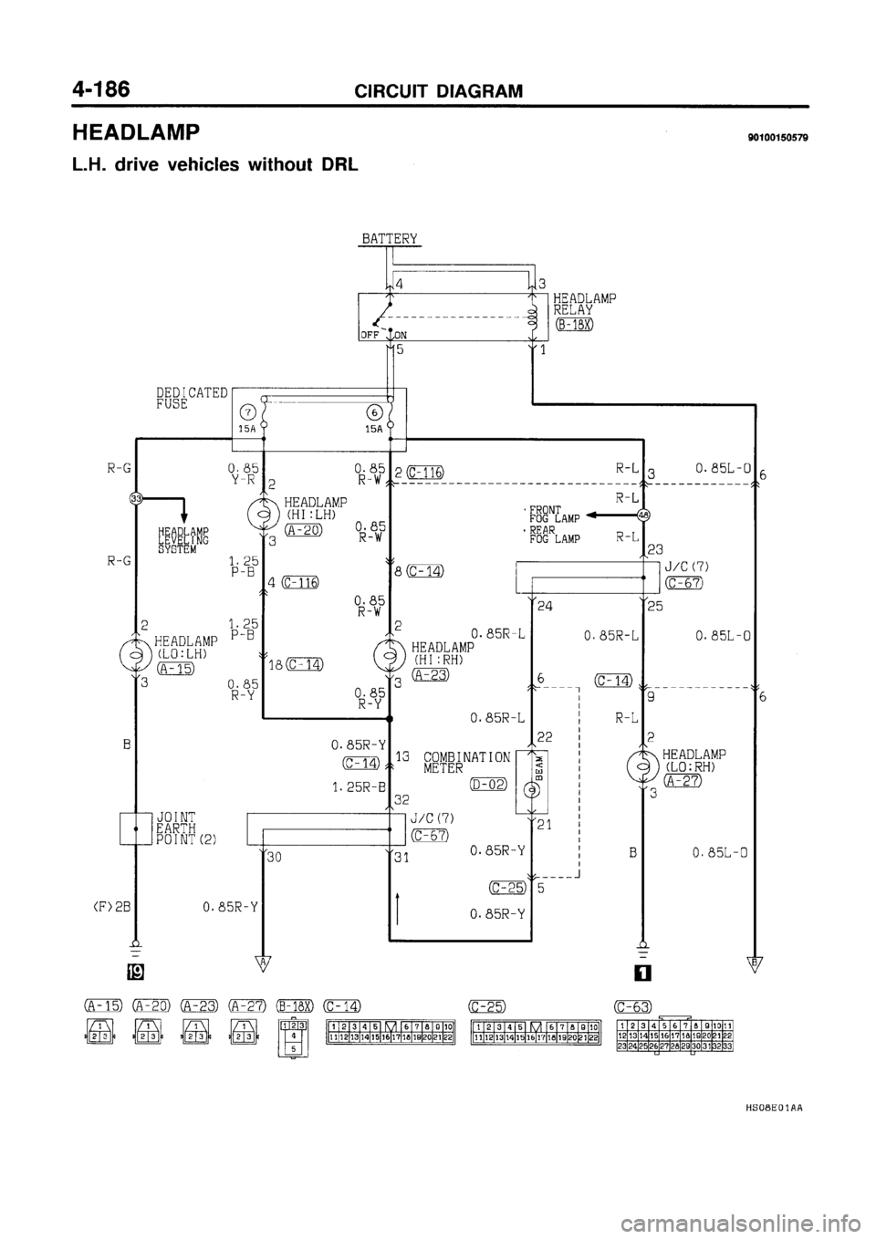 MITSUBISHI GALANT 1997 8.G Electrical Wiring Diagram Workshop Manual MITSUBISHI GALANT 1997 8.G Electrical Wiring Diagram Workshop Manual