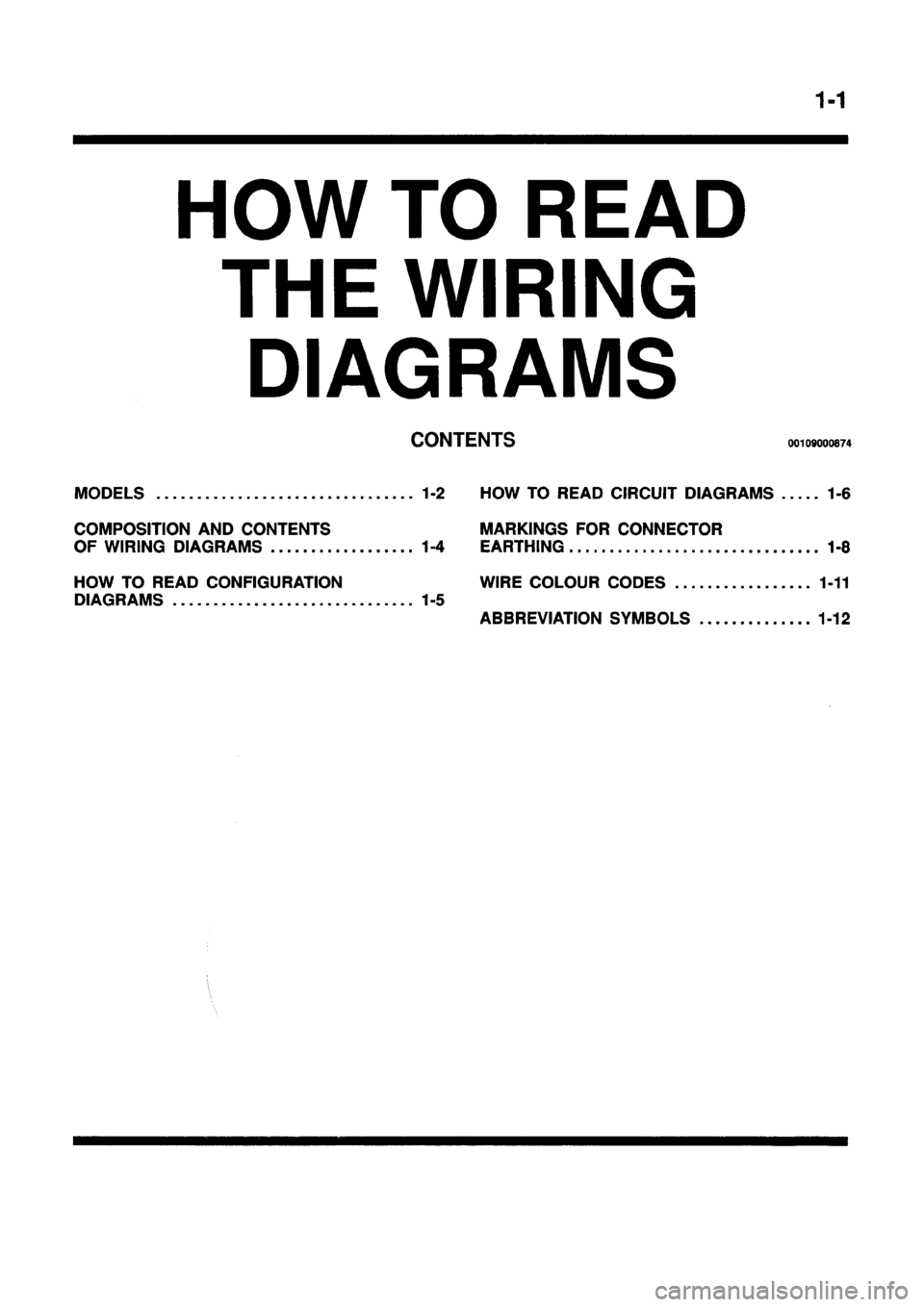 MITSUBISHI GALANT 1997 8.G Electrical Wiring Diagram Workshop Manual 