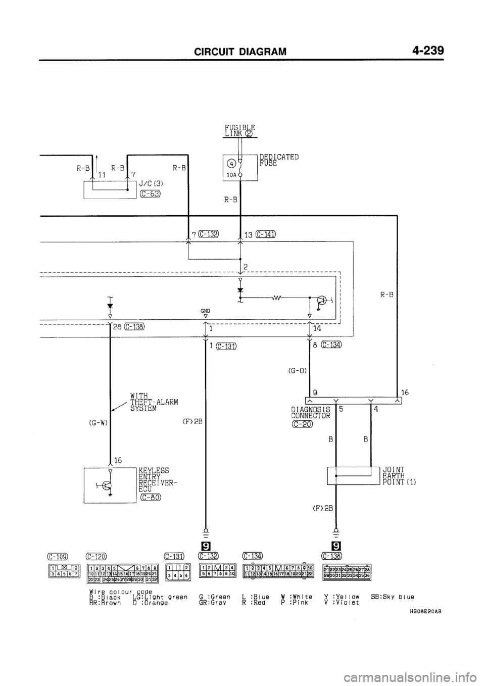 MITSUBISHI GALANT 1997 8.G Electrical Wiring Diagram Workshop Manual MITSUBISHI GALANT 1997 8.G Electrical Wiring Diagram Workshop Manual
